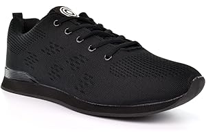 GENERIC Womens/Mens Lawn Bowling Trainers Womens Bowling Shoes Mens Bowling Shoes Ladies Bowling Shoes Lawn Bowl Shoes Lawn Bowl Trainers Sizes 3-12 Black/White