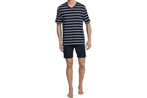 Schiesser Herren Schlafanzug kurz V-Auschnitt - Nightwear Set