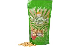Corn Poppets | Grains de maïs pour Pop Corn sucrés et salés | Popcorn bons pour la santé, 100% naturel (ECO, 500 g (Lot de 1))