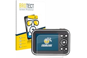 BROTECT Schutzglas für Vtech Kidizoom Video Studio HD Schutzfolie Panzer Folie Glas Displayschutz Made in Germany [Kratzfest 9H, Anti-Fingerprint]