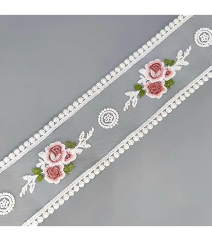 Nastro In Pizzo Elastico Per Cucito Fai Da Te - 15 Cm X 5 M, Ideale Per Abiti, Decorazioni E Matrimoni - Foto 4