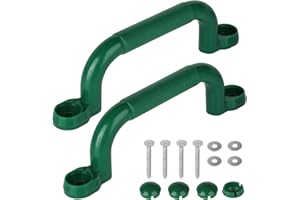CIOXSOIO 2 Piezas Asas de Escalada para Niños - Mangos de Seguridad Antideslizantes para Parques Infantiles, Gimnasios de Jungla, Muros de Escalada y Estructuras de Juego