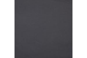 Kt KILOtela - Tissu Toile Uni, Confection Décoration Intérieure, Assises de Fauteuils, Rideaux, Coussins, Galettes de Chaises, 100 cm Longueur x 280 cm Largeur, Gris 809-1 Mètre