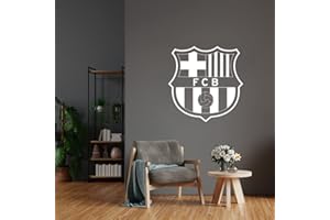 VIPOL Escudo Barça. Vinilo decorativo, en varios tamaños (60X60blanco)