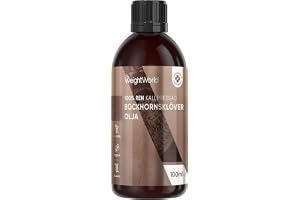 Bockhornsklöverolja 100ml - Kropp, bröst, skinkor, skägg, hår, naglar - Vegansk bockhornsklöverolja - Kroppsolja från bockhornsklöverfrön - Kallpressad bockhornsklöverolja - Ren & Naturlig