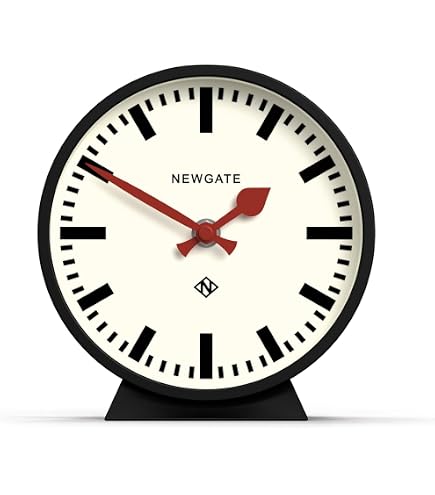 Arne Jacobsen Clocks Tischuhr 11 cm in Weiss/Schwarz