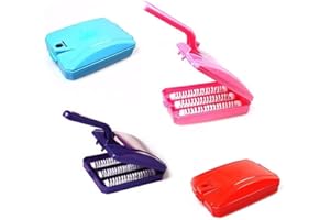 Homespired® Handheld Carpet Cleaner Brush Double Crumb Roller Sweeper - Dirt, Dust Collector Brush (Assorted Colours)