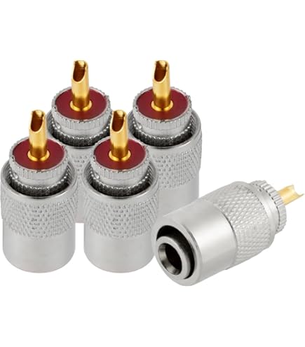 Spina UHF PL259 Ridotta Ad Avvitare Adatta Per Cavo RG-58 RG58A - Foto 12