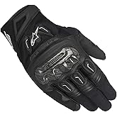 Alpinestars 2029_22851 SMX-2 Air Carbon V2 Guanti da Moto, Nero, M