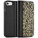 Price comparison product image iPhone 7 Flip Case, BlingZ.® 3D Swarovski Elements Crystal Bling Bling Flip Leather Phone Case Cover for iPhone 7 - Midnight Black