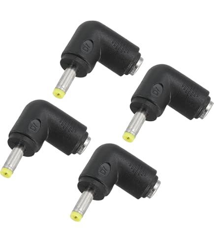 Liwinting DC Jack Plug Adaptateur De Connecteur D'alimentation Universel, Prise CC Prise 5.5mm X 2.1mm à 5.5mm X 2.5mm, 4.0mm X 1.7mm, 3.5mm X 1.35mm