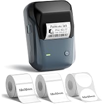 Étiqueteuse Portable NIIMBOT B1 - Bluetooth, Sans Encre - Pour Bureau, Maison, Commerce - Avec étiquettes