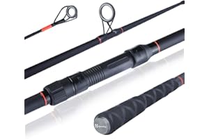 Sougayilang Carp Fishing Rod Carbon Fiber Spinning Fishing Rod,with Super Smooth Guide Ring,(3M/3.6M) 6/7 Section Portable Travel Fishing Pole for Saltwater or Freshwater Carp Rod