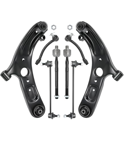 Front Lower Control Arms With Ball Joints - 2011-2013 Hyundai Elantra (Korea Built) - Left + Right, Direct Replacement
