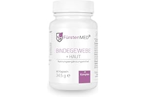 ‎FÜRSTENMED FürstenMED® Bindegewebe Komplex + Haut Kapseln mit 11 Wichtigen Inhaltsstoffen zur gezielten Unterstützung - 60 Vegane Kapseln, Laborgeprüft & Ohne unerwünschte Zusatzstoffe