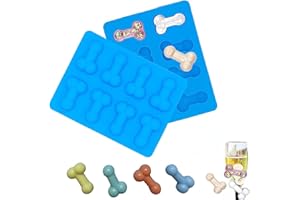 PTaizjjz Bac à glaçons amusant, moule à glaçons en silicone, moule à glaçons amusant en silicone, moule à glaçons pour whisky, fête, anniversaire