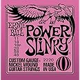 Ernie Ball Power Slinky Electric Guitar Strings 11-48 - includes 6 free Plectrums plectrums