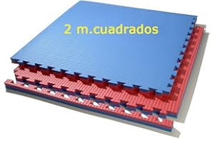 Grupo Contact Lote 2 MTS. Suelo Tatami, Colores (Rojo/Azul) de 2 cmts.