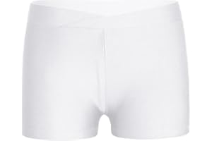 YiZYiF Enfant Fille Short de Danse Ballet Jazz Latine Short de Sport Gymnastique Yoga Patinage Collant Court Pantalon Court Legging Short pour Fitness Jogging 2-14 Ans