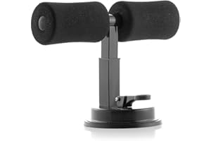 InnovaGoods - Barra di Supporto per Addominali CoreUp, Allenamento Tutto in Uno Casa, Ventosa Sicura, Regolabile 3 Posizioni, Nero, Acciaio, Gomma, Schiuma ad Alta Densità