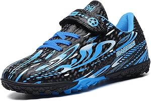 Sainilei Scarpe da Calcio Ragazzi FG/AG Professionale All'aperto Calcio da Scarpe Ragazzo TF Allenamento Bambini Teenage Spike