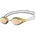 Arena Air-Speed Anti-Fog Swim Goggles for Men and Women, Yellow Copper/Gold, Mirror Lens