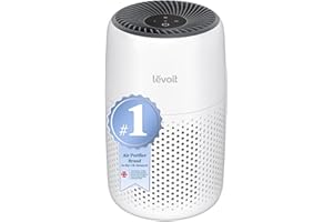 LEVOIT Air Purifier for Bedroom Home, Quiet HEPA Filter Cleaner with Fragrance Sponge & 3 Speed for Better Sleep, Air Frenshener, Allergies, Dust, Pet Dander, Odour, Smoke, Office, Desktop, Core Mini