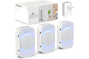 Purificateur d'Air, Dayear Plug-in Negative Ion Purifier Mini Air Purifier Purificateur Ioniseur d'Air pour Chambre/Maison/Salon/Chambre d’Animaux,Purifier les Odeurs,3 modes d'éclairage LED/3 Pcs