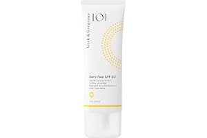 Geek & Gorgeous Zero Feel SPF 50 dagligt solskyddsmedel – lätt, icke-fet formel med bredbandsskydd SPF 50 och UVA-PF 30 – för alla hudtyper inklusive känslig hud – alkoholfri – 75 ml
