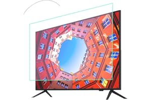 JQZWXX TV Bildschirmschutzfolie Von 43-75 Zoll, Anti-Glare PET Folie, UV Schutz Und Kratzfestigkeit, Für Den Innenbereich, Verhindert Kratzer, Schützt Ihre Augen Und Den TV Bildschirm,75in1645x930mm