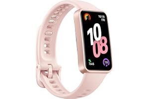 Band 10 Smartwatch, Fitnessövervakning via AI, Rosa | Avancerad sömnanalys, genomsnittlig hjärtfrekvensvariabilitet under sömn och insikter, 14 dagar
