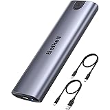Boîtier SSD M.2 NVME, Beikell USB C 3.2 Gen 2 10Gbps Boîtier Disque Dur SSD M.2 NVME SATA, Adaptateur Externe pour 2230/2242/