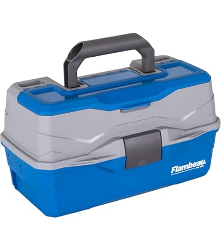 Hard Tackle Boxes Flambeau 6381TB 1- Tray Hard Tacklebox-Green Sports & Outdoors