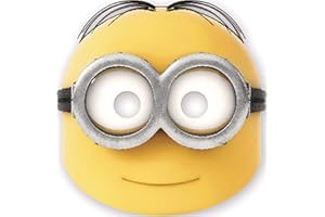 Procos- Maschere Cartoncino Lovely Minions, Multicolore, 5PR87187