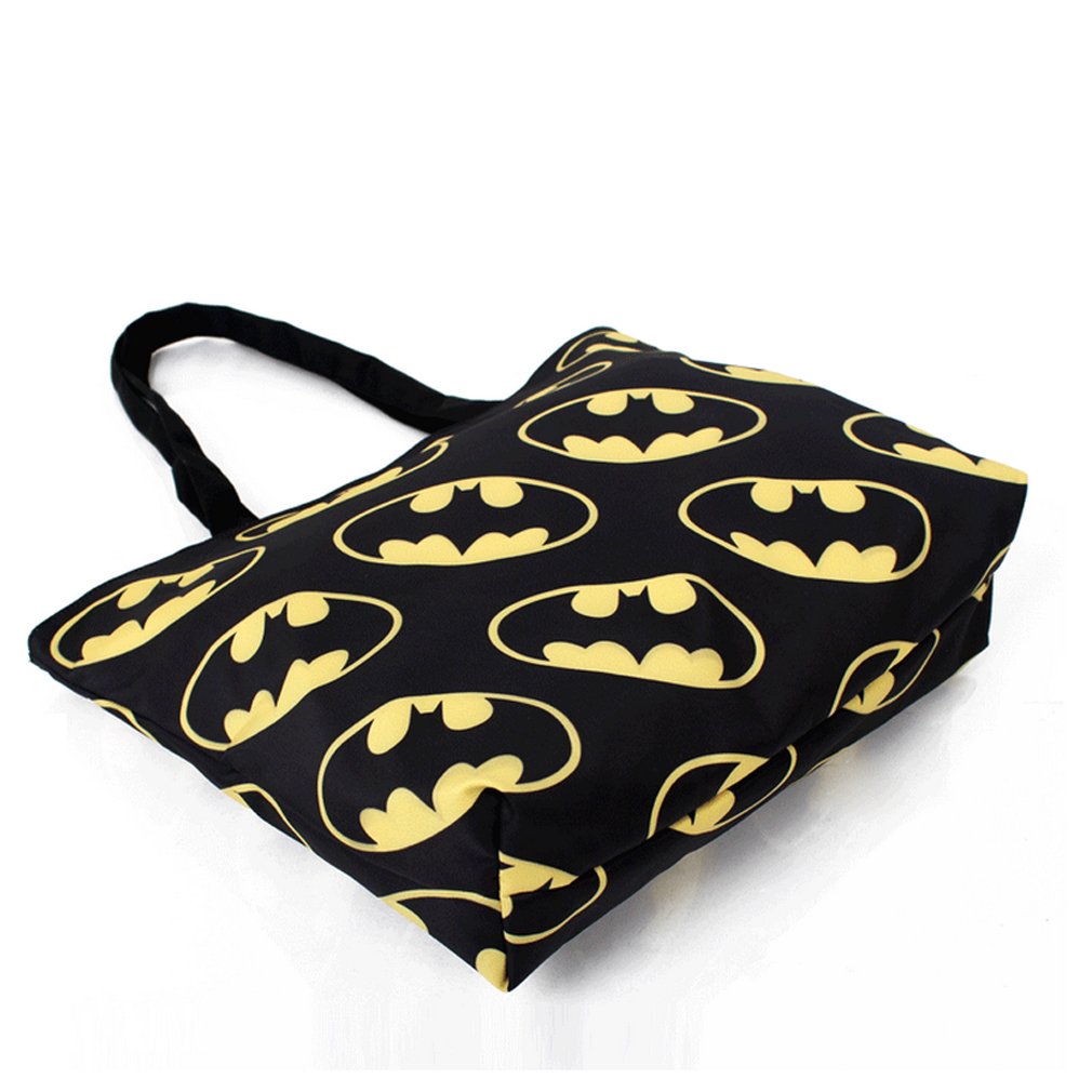 Thenice-Damen-Schultertasche-moderner-Retro-Druck-Einkaufstasche-Gr-M-Bat