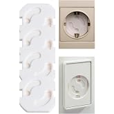 Baby Lock 6 Pieces Automatic Socket Cover, Socket Protective Safety Lock Child Safety