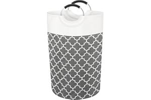 SITAYAKUMA Cesto para Ropa Sucia Grande de 82L, 74x38x38CM Bolsa de Ropa Plegable Transporte Fácil Con Asas de Aluminio Protegidos con Espuma, Cestos para Colada Laundry Basket para Lavadero Baño y Dormitorio