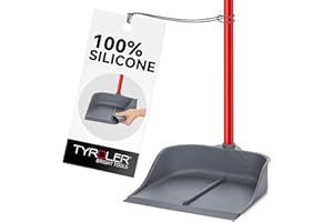 TYROLER BRIGHT TOOLS Tyroler | Paletta Magica | 100% Silicone | Manico Antiruggine in Alluminio 105cm | Design Verticale | Compatibilità Universale con Scope