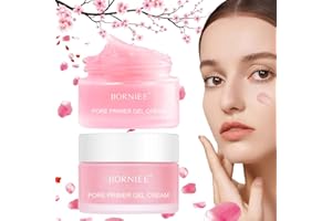 LEBENISTGUT 2 Stück Pore Primer Gel Cream, Jiorniee Porenfüllende Gel Creme | Porenfüllende Gel Creme | Make-Up Base Gel Cream Invisible Pore, Moisturising and Oil Control, Für Alle Hauttypen Geeignet