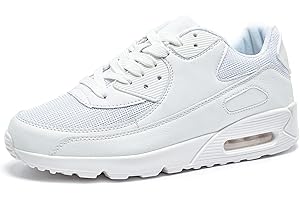 HITMARS Zapatillas de Deportivas Mujer Zapatos para Correr Hombre Calzado Deportivo Sneakers Caminar Tenis Zapatillas de Running Fitness Malla Negro EU36-47