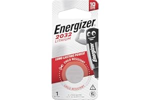 Energizer CR2032, 3 Volt Zero Mercury Lithium Battery- Pack of 1