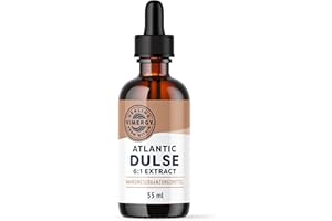 ‎VIMERGY Vimergy Atlantic Dulse – Nahrungsergänzung aus Lappentang – Atlantic Dulse Tropfen auf Glycerinbasis – Rezeptur ohne Zucker oder Bindemittel – Gentechnik- und Glutenfrei (55 ml)