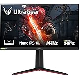 LG 27GN850 UltraGear Gaming Monitor 27" QuadHD Nano IPS 1ms HDR, 2560x1440, G-Sync Compatible e AMD FreeSync 144 Hz, HDMI 2.0