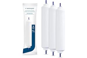 Wessper 3x Filtry wody do lodówki kompatybilny z Samsung LG AEG Haier Whirpool - zamiennik filtrów: DA29-10105J, HAFEX/EXP, DA99-02131B, WSF-100, 5231JA2010B, 0060823485A, BL9808, EF-9603, 3890JC2990A