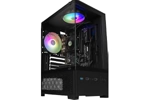 .ES PC'S GAMING MC-SE2 2025 – stationär gamingdator | AMD Ryzen 3 3200G, 8GB DDR4 RAM, SSD, WiFi AC Dual, Windows 11 Or