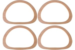 ‎SUPVOX Supvox Taschengriff Handtasche Holz DIY Taschenherstellung Ersatz Zubehör 4pcs