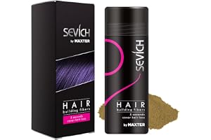 Hårfiber Blond 25g, Hair Fiber för Män och Kvinnor mot Skallighet | Hårpuder av Bomullsmikrofibrer, Döljer Tunt Hår, Kala Fläckar, Vikar och Hjässa på 30 Sekunder, Hair Concealer