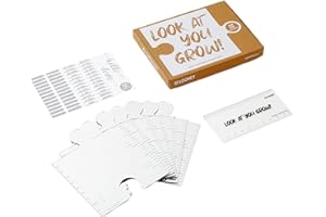 CGACCSD Wachstumstabellen-Spiegel, Wachstumstabelle Spiegel Für Kinder Höhenlineal Mit Aufklebern, Wachstumstabelle Spiegel Puzzle, Wachstumstabelle Spiegel, Wachstumstabelle Für Die Wand