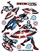 Produktbild AG Design Marvel Captain America Wand Sticker, 1 Teil, PVC-Folie (Phtalate-Free), Multicolor 65 x 85 cm