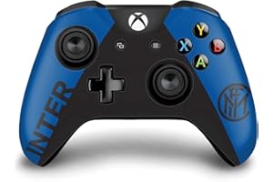 Head Case Designs Licenza Ufficiale Inter Milan Blu E Nero Logo Pieno Vinile Sticker Gaming Pelle Adesivo Compatibile con Xbox One S/X Controller